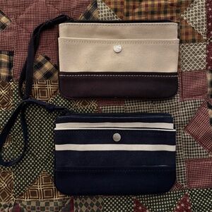 Lands End canvas clutches